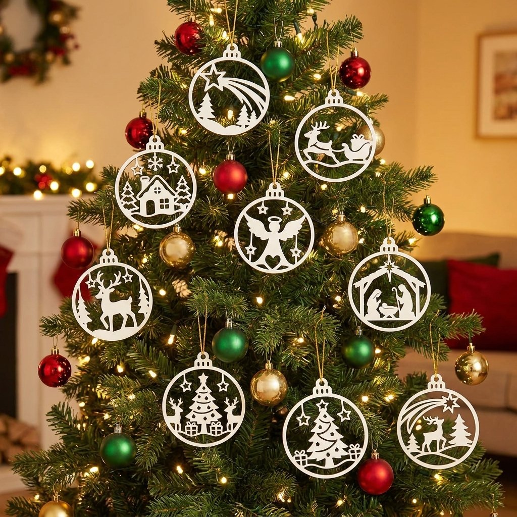 Enfeite de Natal (9 peças)