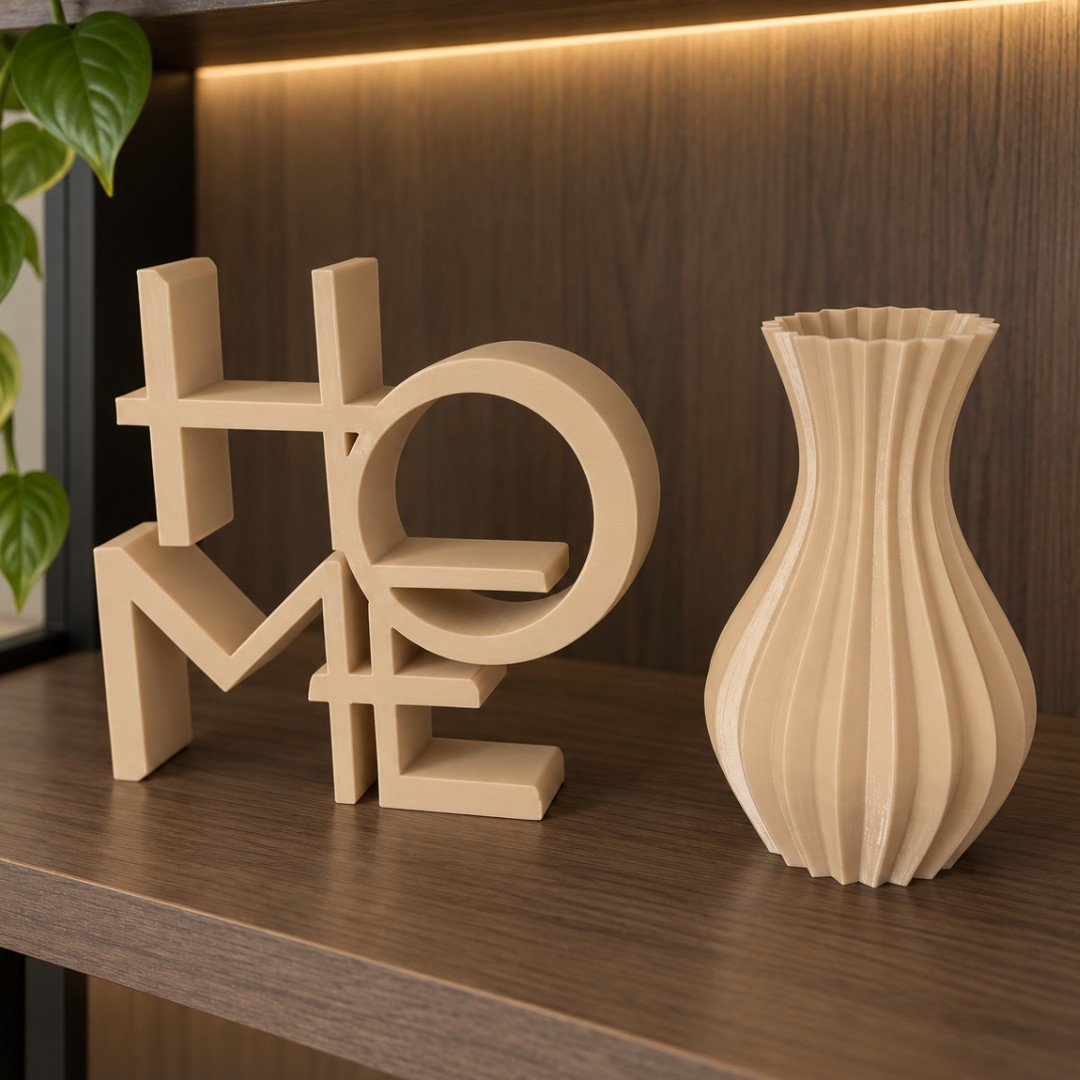 Conjunto Decorativo Home + Vaso Flora