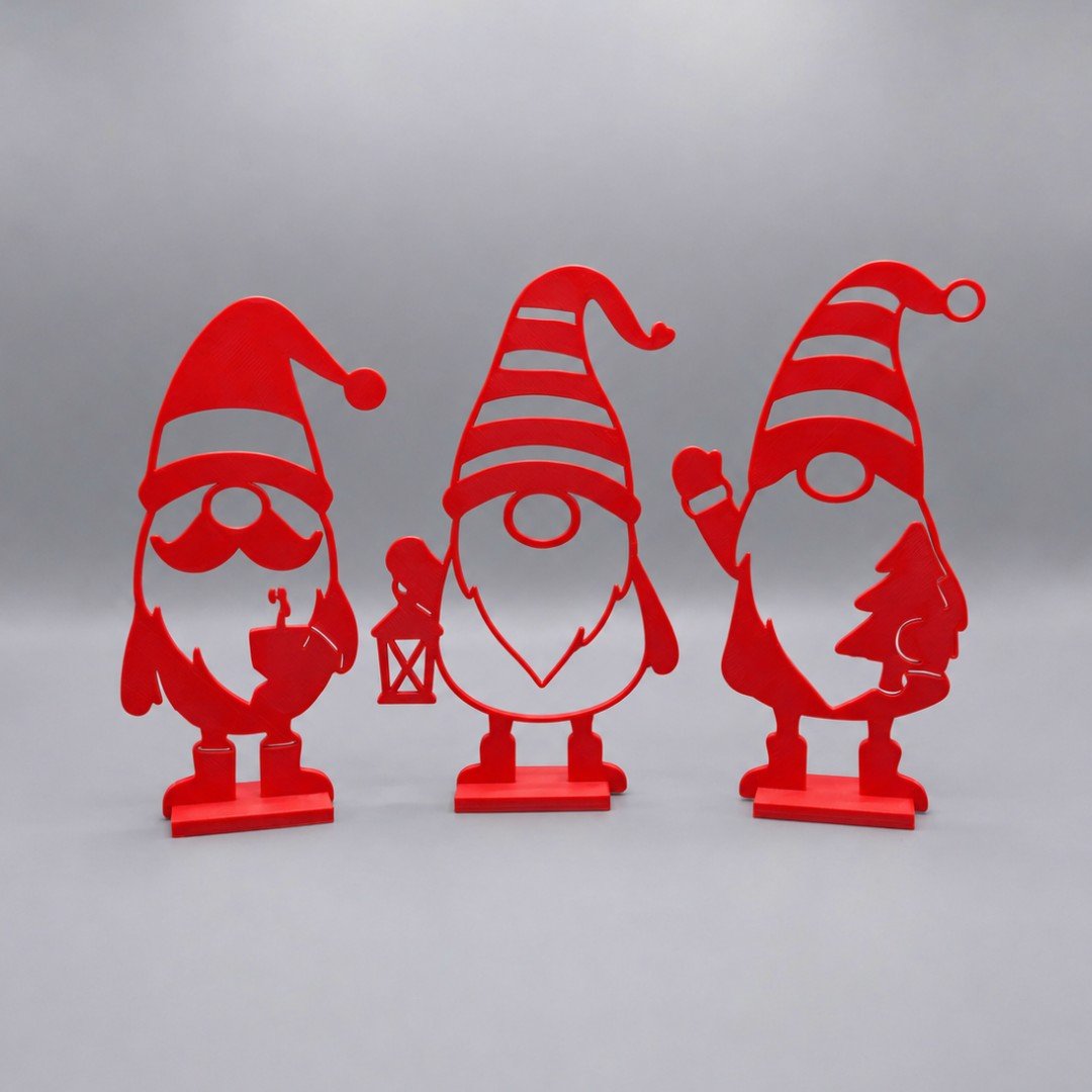 Trio Gnomos Natalinos