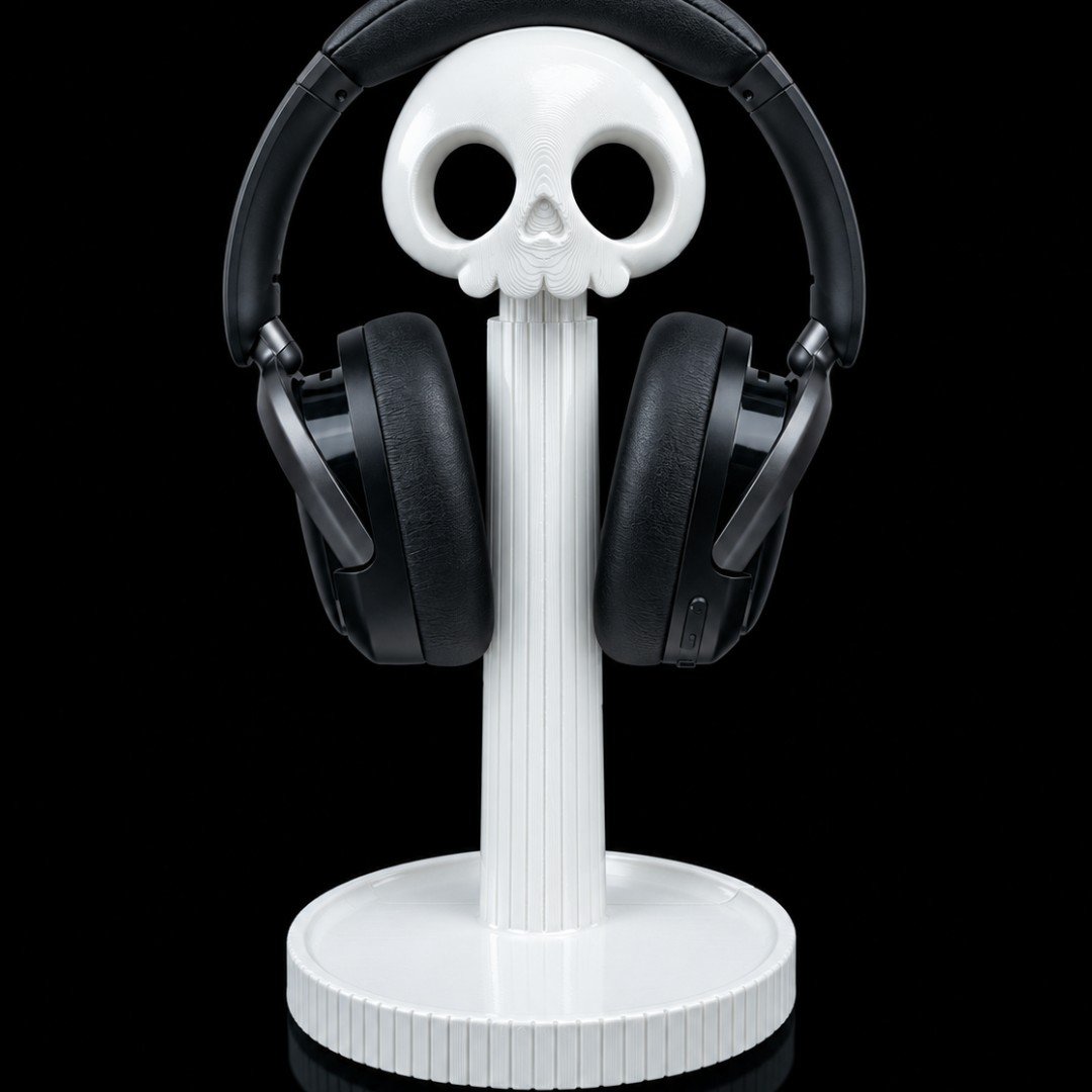 Suporte para Headset Caveira