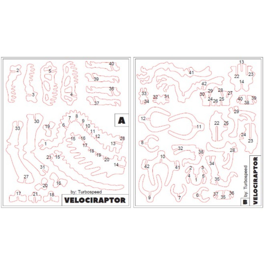 Kit Card Velociraptor