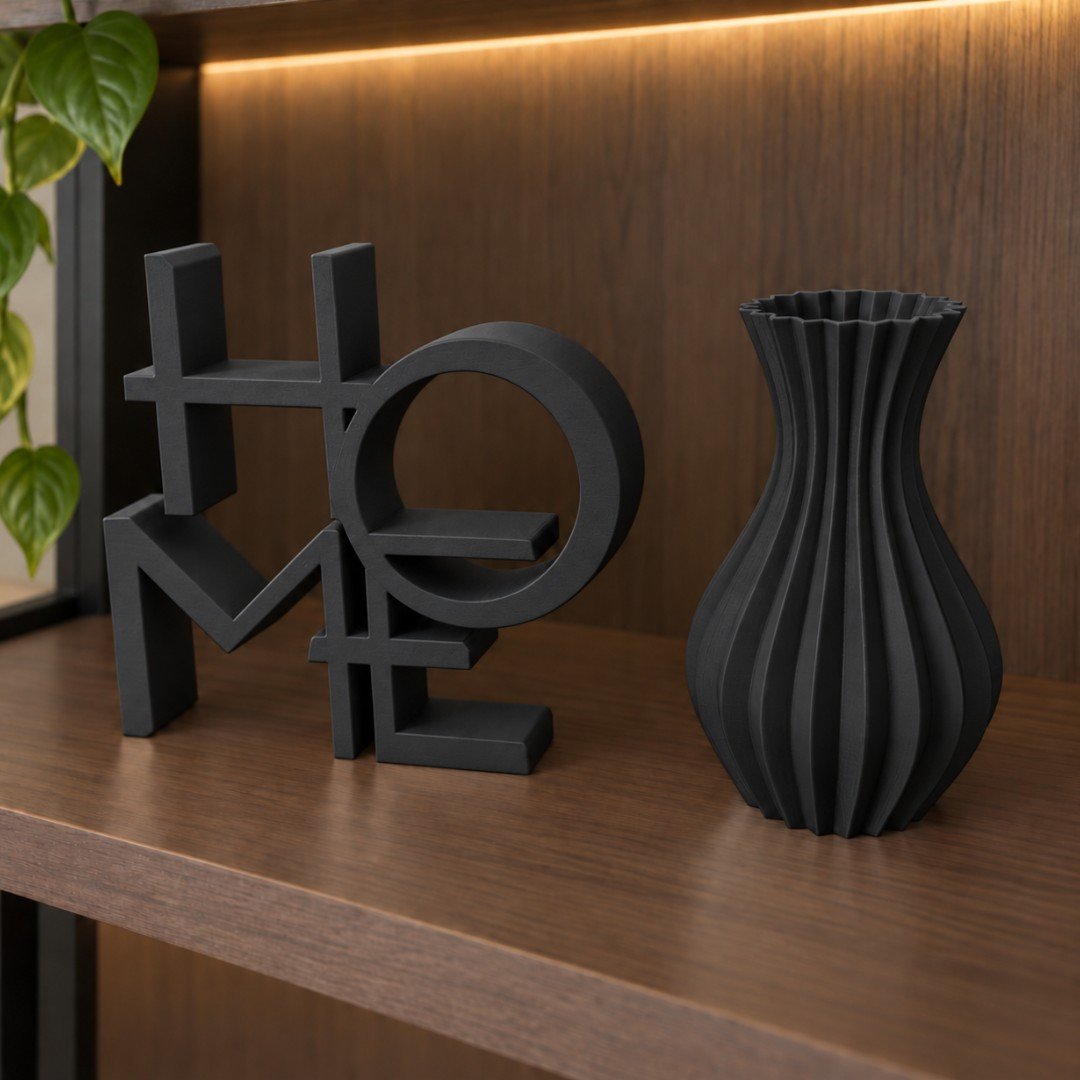 Conjunto Decorativo Home + Vaso Flora
